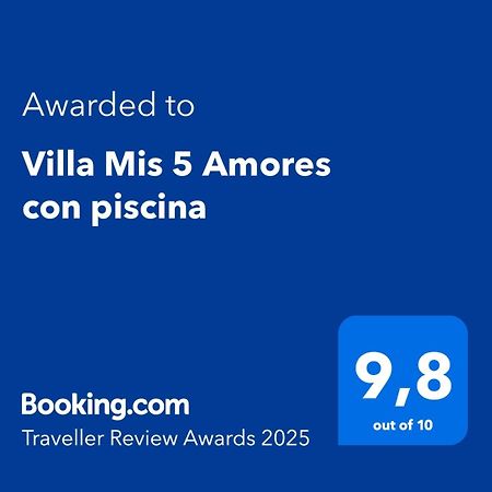 Villa Mis 5 Amores Con Piscina Benidorm Dış mekan fotoğraf